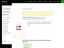 Tablet Screenshot of hostlov.se